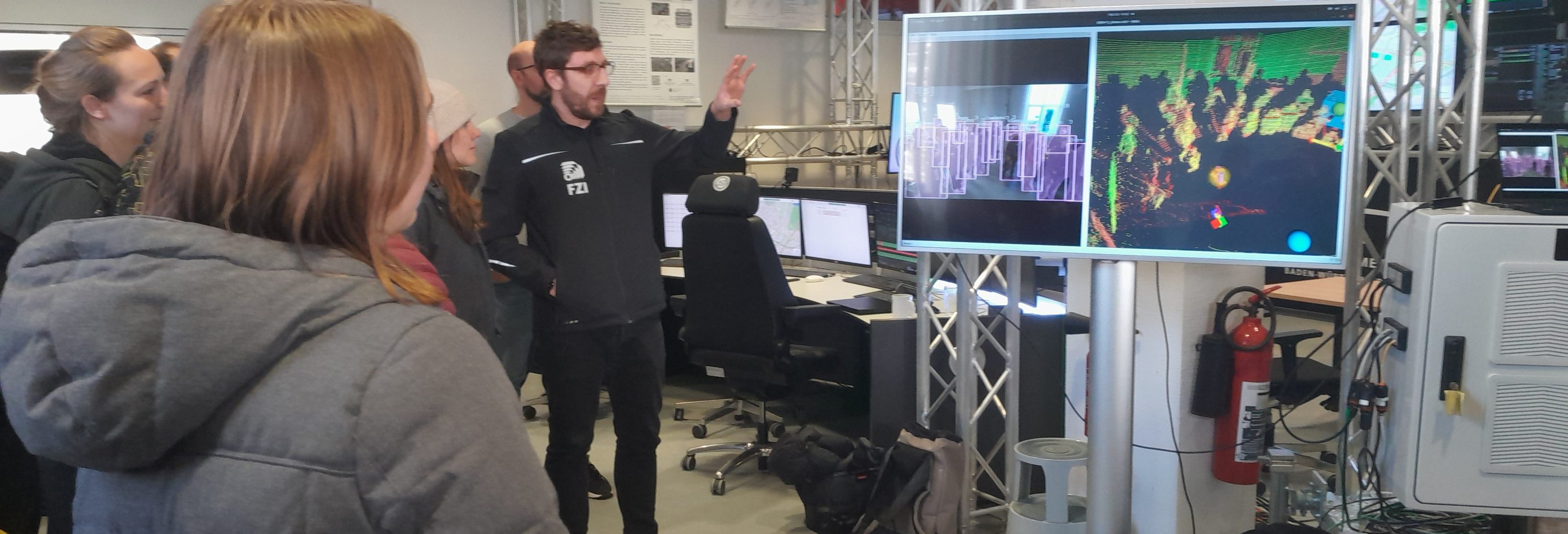 Verkehrsflusssimulationen am Abschlusstag der Winterschool