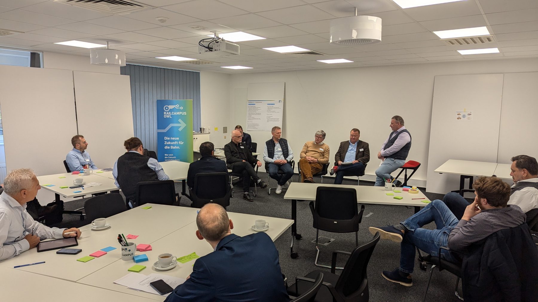 Diskussionsrunde bei der RailWeek 2.0