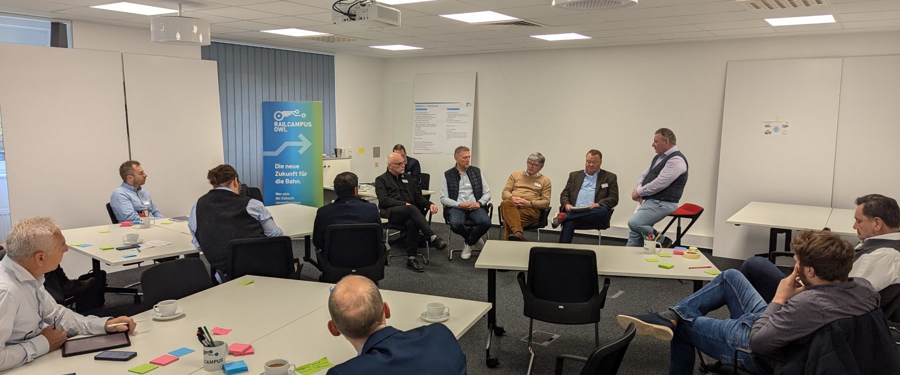 Diskussionsrunde bei der RailWeek 2.0