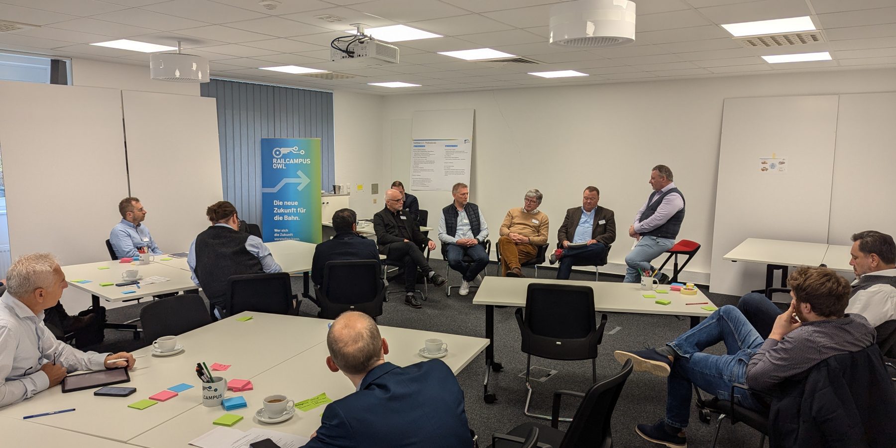 Diskussionsrunde bei der RailWeek 2.0