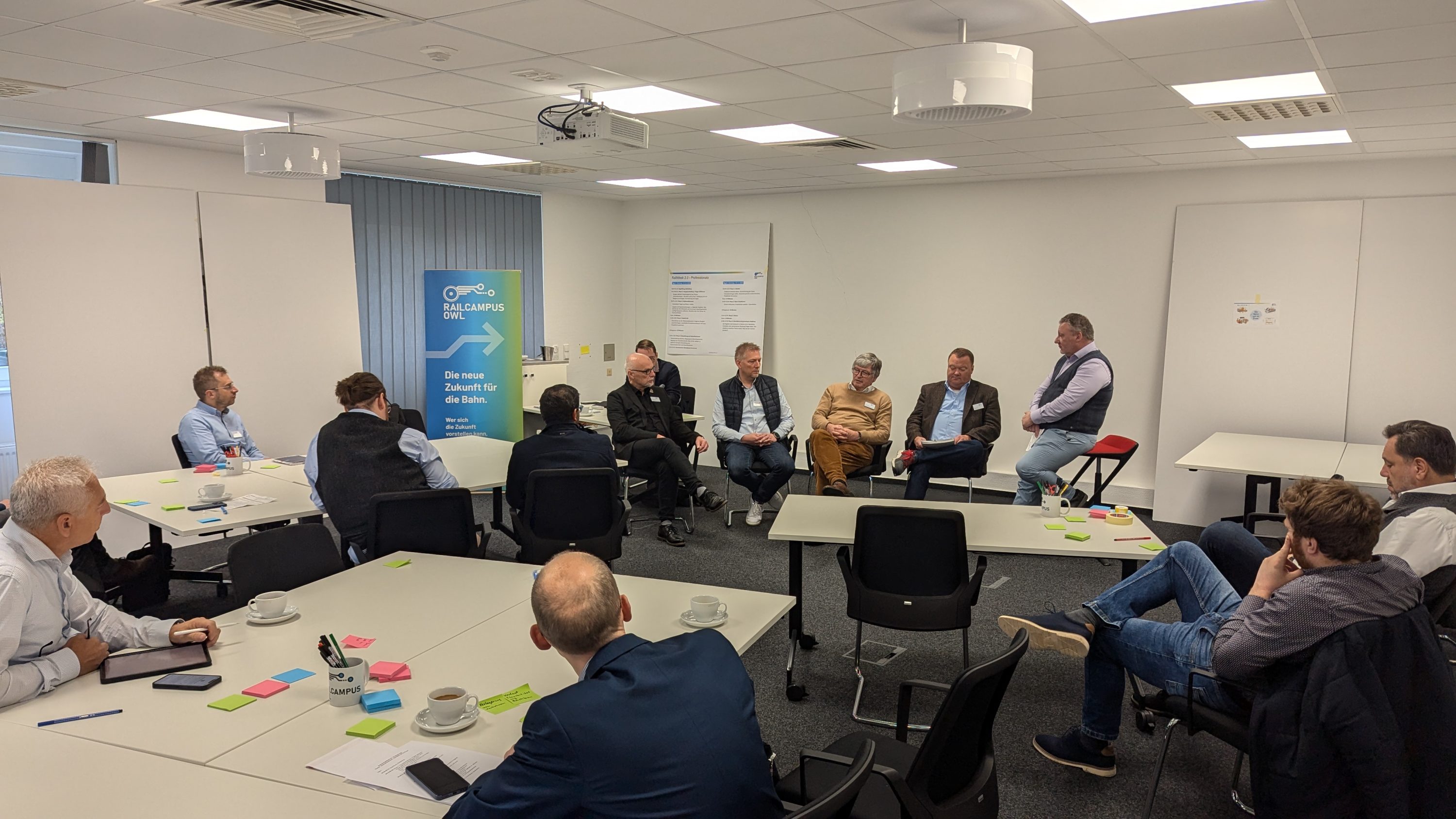 Diskussionsrunde bei der RailWeek 2.0