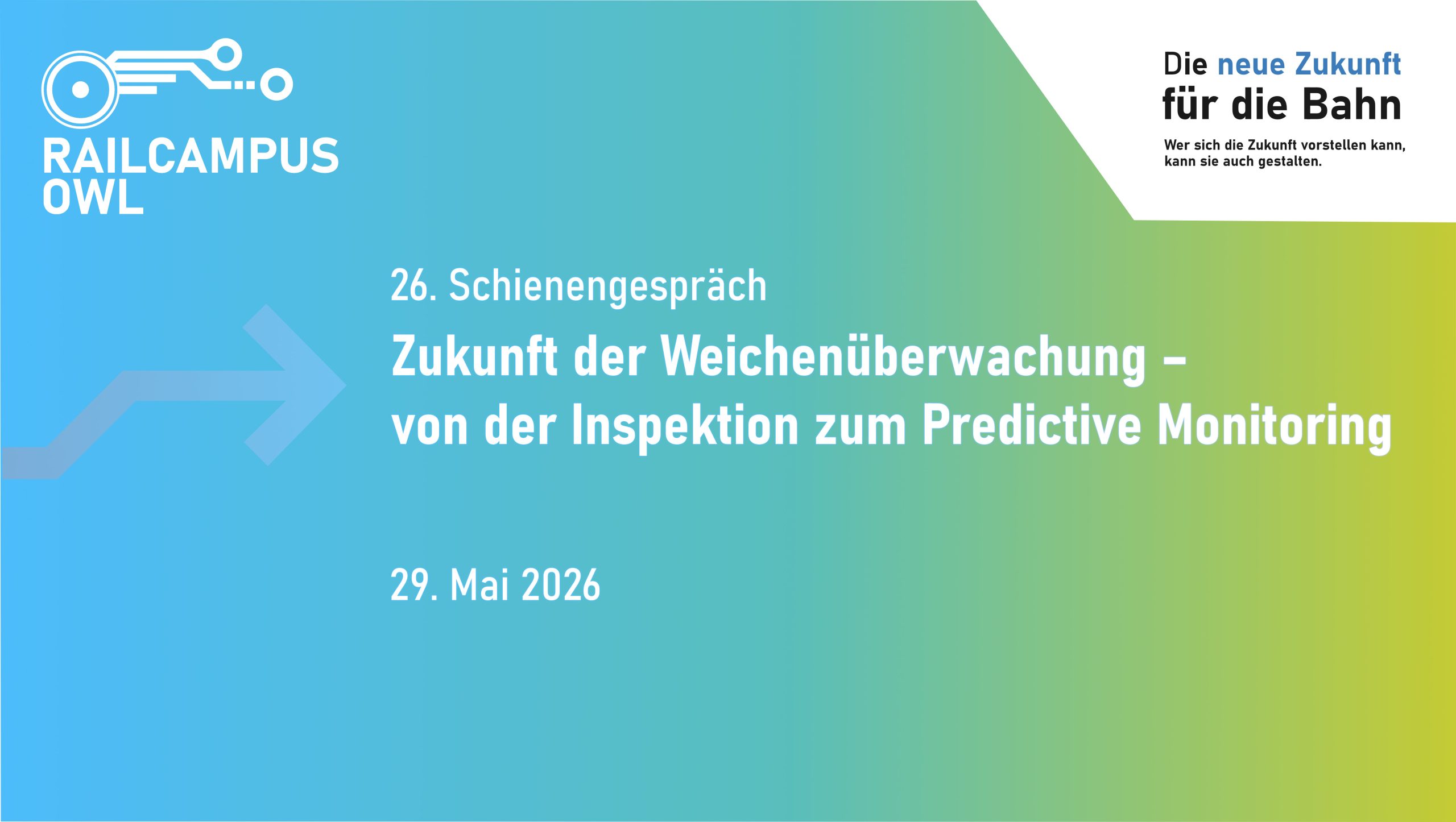 Ankündigung 26. Schienengespräch